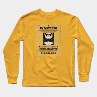 WANTED CHUNKY THE PANDA Long Sleeve T-Shirt